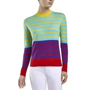 G/FORE | Sweaters | Gfore Dual Stripe Crew Neck Sweater Xs S M L Fiji ...